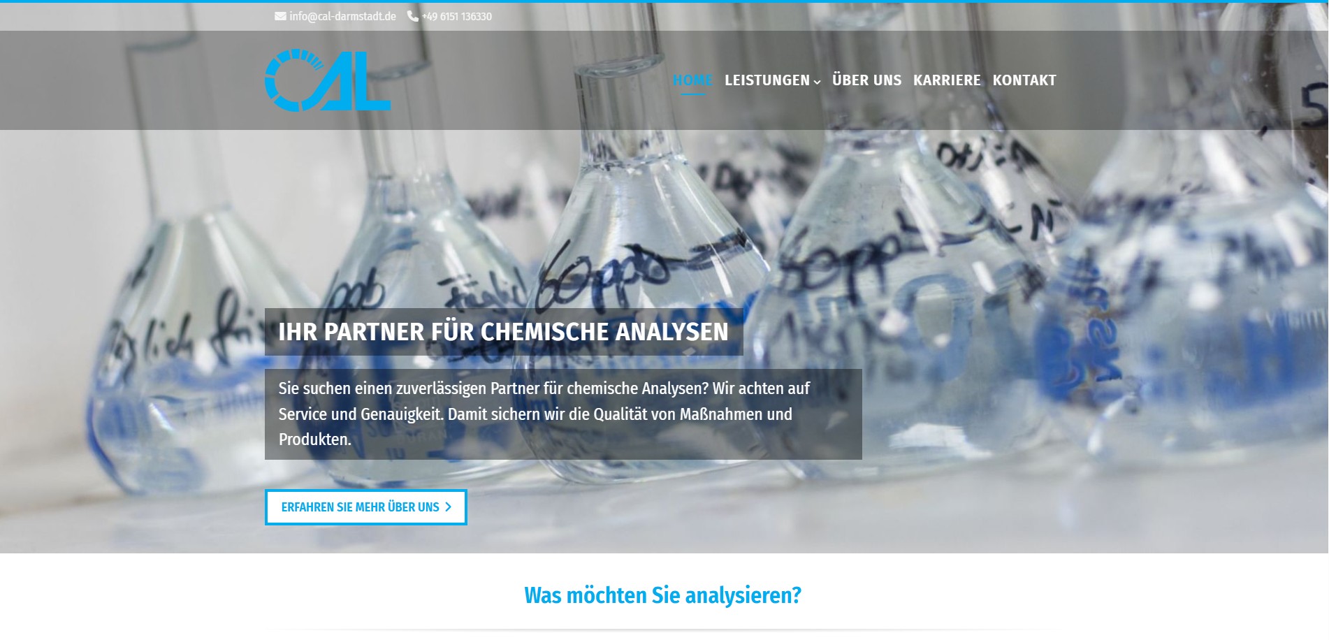 Website von CAL GmbH & Co. KG